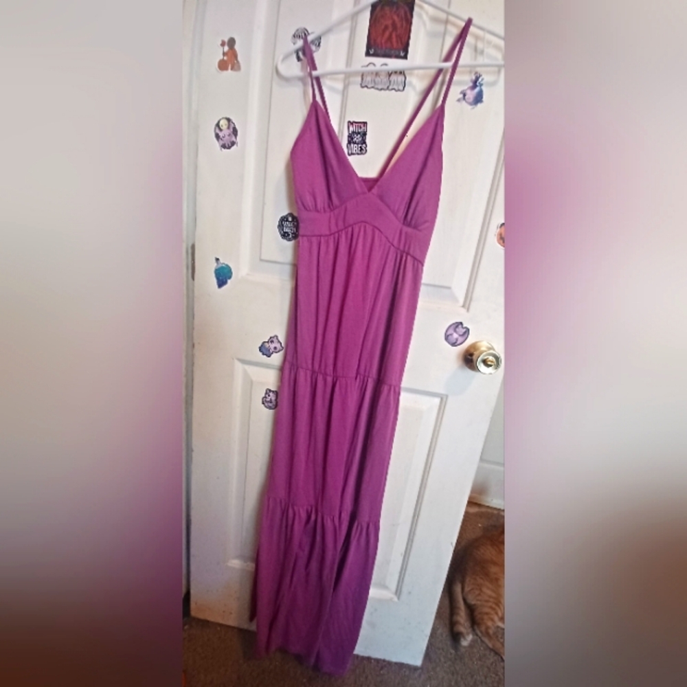 Purple Maxi Dress from Self Esteem
